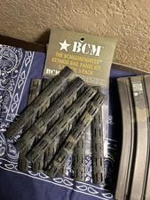 BCM Bravo Company Keymod Covers Multicam Black And Black Powder Red Earth Bonus 