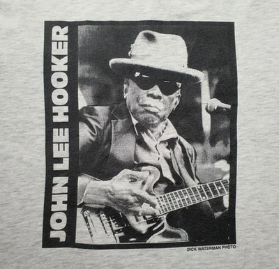 Singer John Lee Hooker Shirt Short Sleeve Sport Gray Unisex S-5XL 1V0349