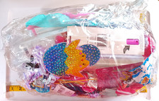 Bag of various crafting supplies, decorations as seen