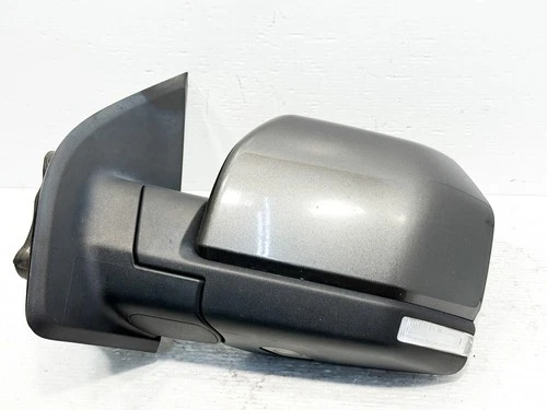 2015-2018 FORD F150 LEFT DRIVER SIDE VIEW DOOR MIRROR POWER FOLD GRAY OEM