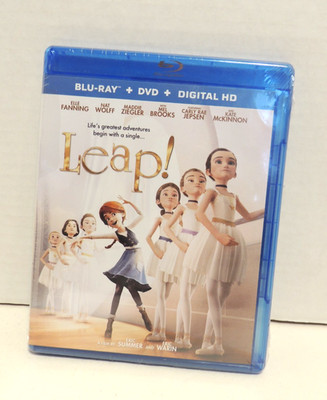 Leap Blu Ray DVD NEW SEALED Animation Elle Fanning Mel Brooks Film Video Movie