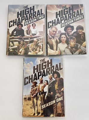 The High Chaparral Seasons 1-3 DVD Box Sets NEW Sealed Western TV Series Bundle