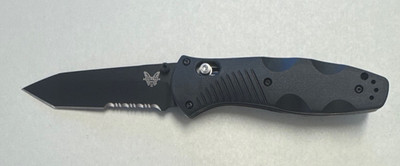 Benchmade 583SBK Barrage Axis Assist Folding Knife Tanto Blade