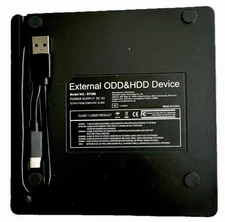 Amicool Mobile External DVD Drive USB 3.0/Type C for PC Mac Linux ODD&HDD BT686