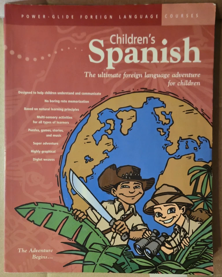 Power-Glide Children’s Spanish Course Parent's Guide 6 Total Workbooks 8 CDs VG - Image 4 of 4