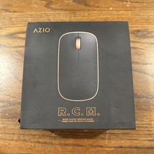 NUEVO EN CAJA Azio Bluetooth RM-RCM-L-03 Ratón Retro Clásico (Artesano), Negro y Dorado