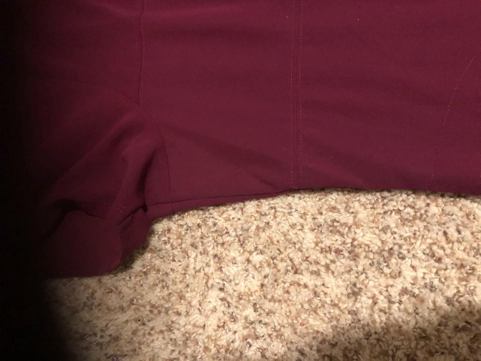 Grey's Anatomy by Barco Women’s Wine Scrub Shirt Top 2XL - Image 4 of 4