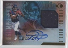 2017 Panini Illusions First Impressions Memorabilia D'Onta Foreman Auto 0br8
