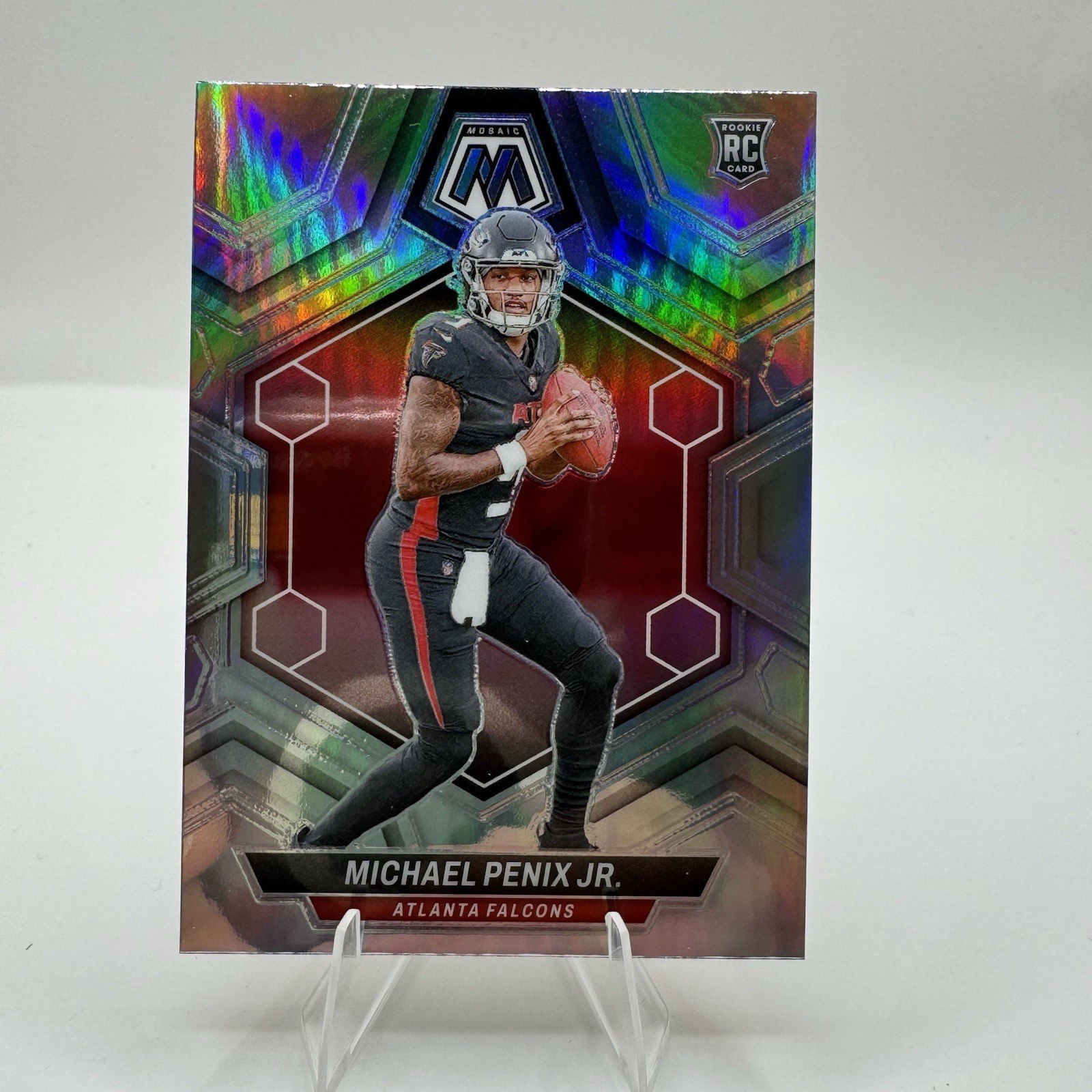 2024 Panini Mosaic - Rookies Michael Penix Jr. #308 Silver Prizm (RC)
