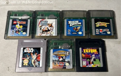 Tetris DX Star Wars 7 Game Boy & Game Boy Color Game Lot 1990s 2000s