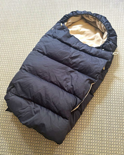 Stokke Down Footmuff Pushchair/Pram Sleeping Bag Navy & Beige