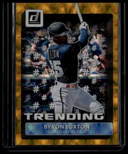 2022 Donruss #T-5 Byron Buxton Trending Gold #/99