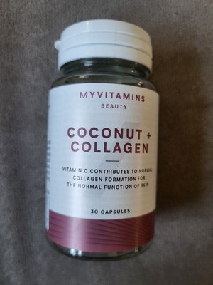 MYVITAMINS Beauty Coconut + Collagen 30 Kapseln   Haut, Haare & Nägel Vitamin C