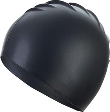 Gorro natacion silicona unisex el stico resistente protege cabello agua piscina