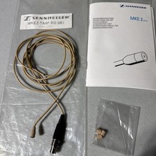 Sennheiser MKE 2 Gold 2-5-3 Omnidirectional Lavalier Microphone Beige Germany