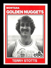 1981-82 TCMA CBA Montana #68 Terry Stotts RC NM-NMMT, only player card BXCP62