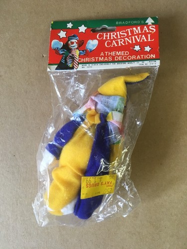 Vintage Bradford's Clown Christmas Carnival Themed Xmas Decoration, Taiwan, 5.5" - Picture 4 of 4