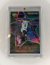 Kemba Walker 2020-21 Hoops Light Camera Action Gold Holo Prizm #10 Boston MINT!!