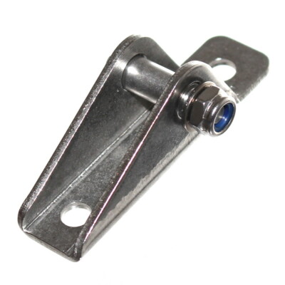 2x Halterung INOX für Gasdruckfedern Gaszugfeder Gasfeder Dämpfer Halter Neu