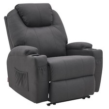 MCombo Elektrisch Relaxsessel Fernsehsessel Liegefunktion Vibration Heizung 7061