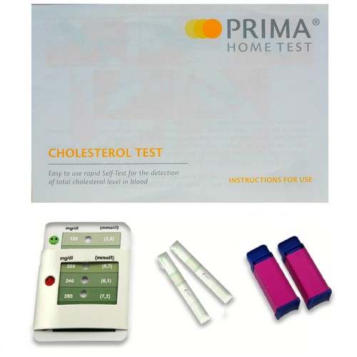 CHOLESTEROL Home Tests/Testing/Test Kits 3 Min Results CE Approved