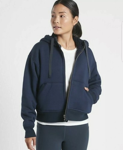 Athleta Cozy Sherpa Reversible Jacket 