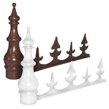 Sunwood Ridge Cresting Finial Decorative Aluminium Powder-coated Timber Roof Cap