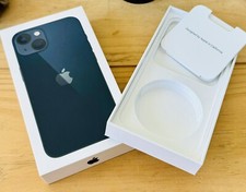 LN BOX ONLY Apple iPhone 13 Midnight Black 128GB Model A2482 OEM Replacement