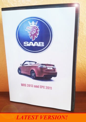 SAAB WIS & EPC Service Shop Repair Manual + Parts Catalog + Wiring Diagrams USB - Picture 1 of 8