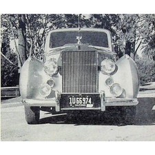 1953 Rolls Royce Advertorial - Road and Track, Vintage Car Advertisement