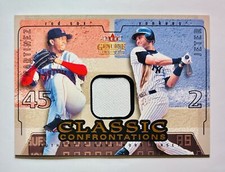 2004 Fleer Genuine Classic Confrontations Jersey Pedro Martinez Derek Jeter /400