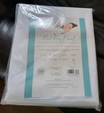 BED BUG PROOF - Waterproof Zippered Mattress / Box Spring Cover Long Twin