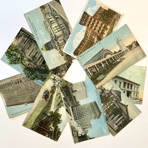 Vintage Kansas City Postcards Lot of 9 Posted 1 and 2 Cent Stamps Early 1900s eBay