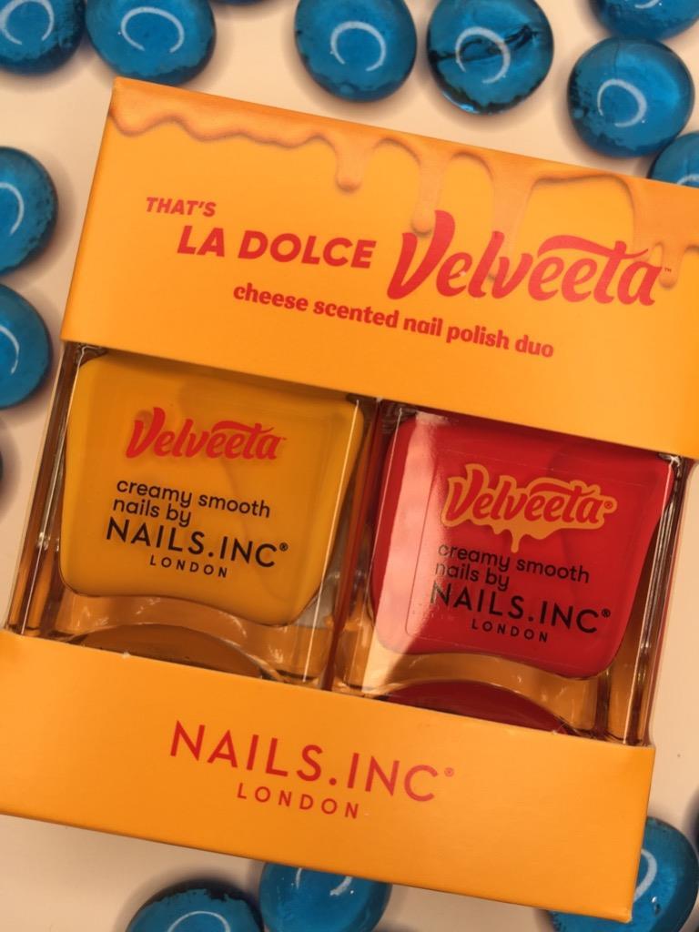 NAILS INC La Dolce Velveeta Cheese Scented Nail Polish Duo NEW in Box,FREE SHIP 843060138883 eBay