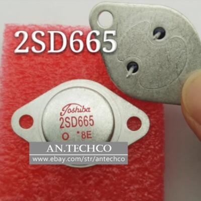 2pcs 2SD665 NPN Silicon Power Transistor New Original TOSHIBA