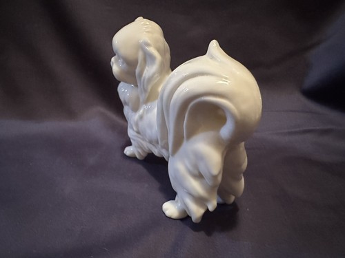 Ardalt Lenwile Porzellan China Vintage weiß Peking Hund Figur - Bild 7 von 9