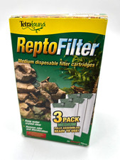 TetraFauna ReptoFilter Filter Cardridges 3 Pack MEDIUM Whisper Disposable NEW