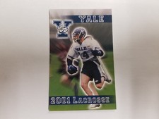 Yale University Bulldogs 2001 Men's Lacrosse Pocket Schedule - Fusco