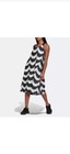 Adidas Women's Marimekko Midi Tank Dress UK Size 6-8-10 Black White Size XS BNWT
