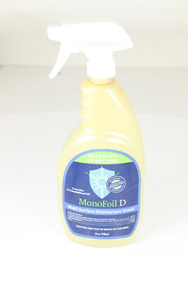 4 PACK MonoFoil D Multi-Surface Disinfectant Spray 24 Fl Oz P3