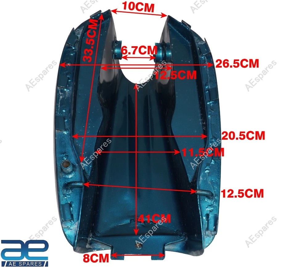 Fits For Honda CB350 K3 K4 Super Sport 350 71-73 Derby Green Metallic Fuel Tank - Изображение 2 из 4