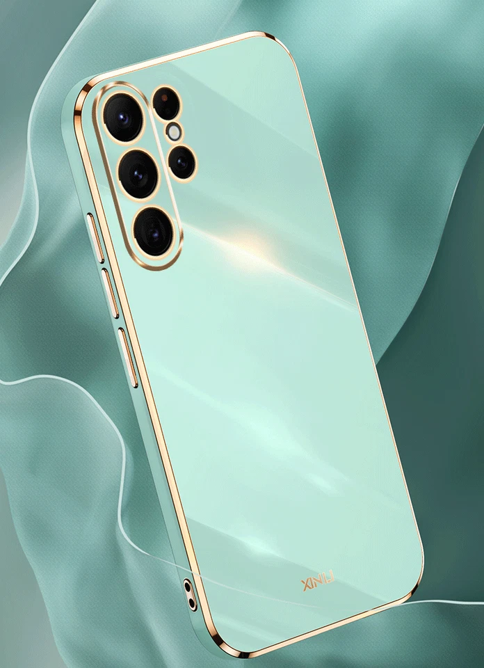 Glossy Kickstand Phone Case + Tempered Glass For Samsung Galaxy S24 Plus Note20 - Image 2 of 4