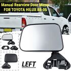<!--F#f_0-->LH Left Hand Manual Door Mirror Skin Mount Black For Toyota Hilux 1988~2005 Ute<!--F/-->