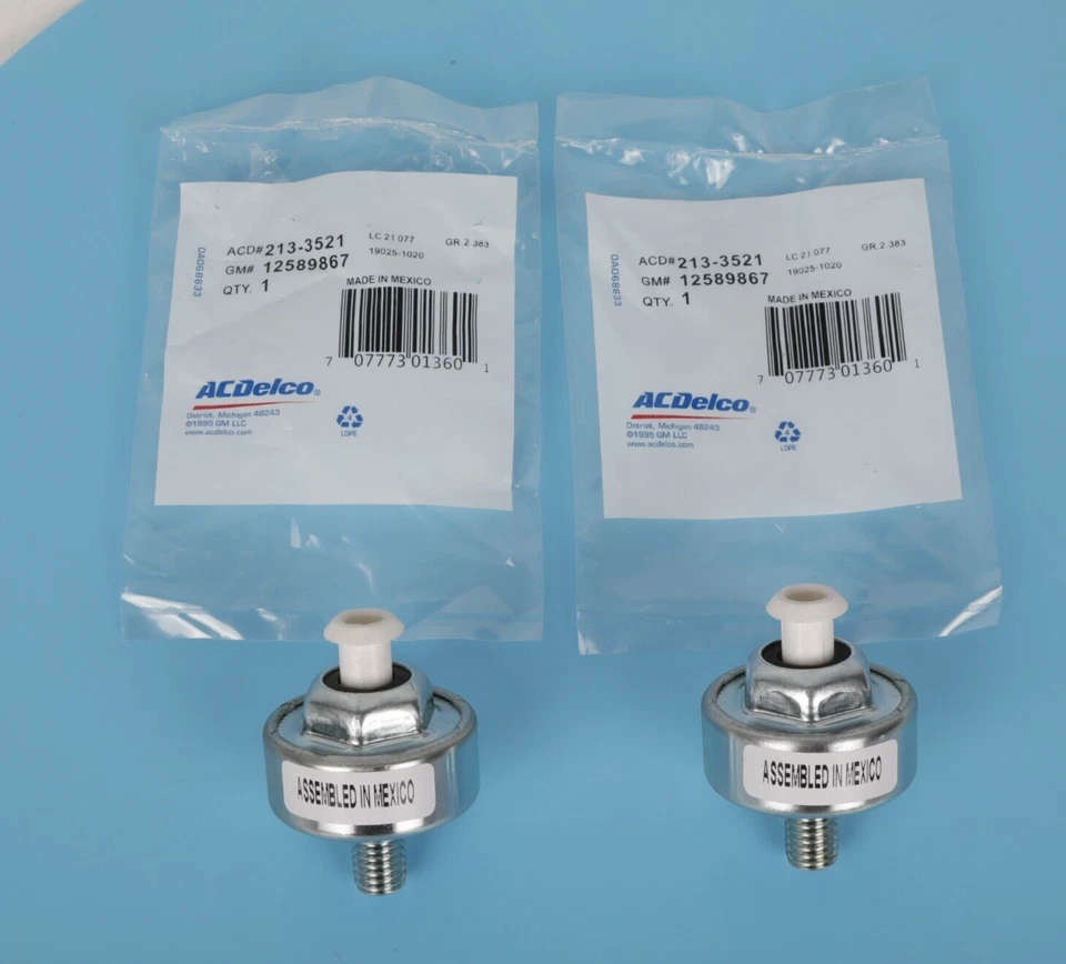 2Pcs Knock Sensor 213-3521 12589867 Fit For Chevy Silverado Express - Image 2 of 4