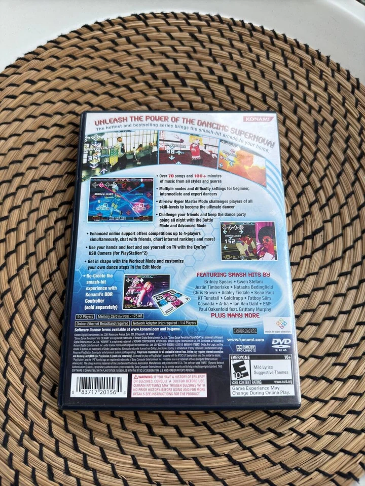 Dance Dance Revolution SuperNova 2 (PlayStation 2) PS2 2007 CIB Tested Works - Image 2 of 4