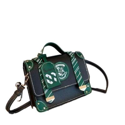 Harry Potter Slytherin 9x7 inch Crossbody Snap Close Designer Handbag