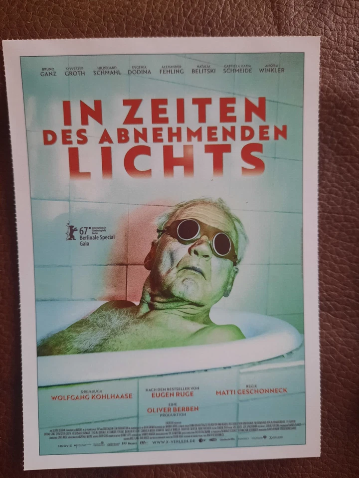 IN ZEITEN DES ABNEHMENDEN LICHTS | 2017 | CINEMA Karte | Bruno Ganz - Bild 1 von 1