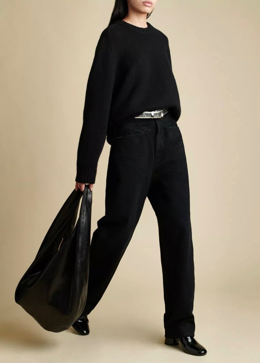 KHAITE Preen Jeans in Wilcox Black Size 29 | eBay