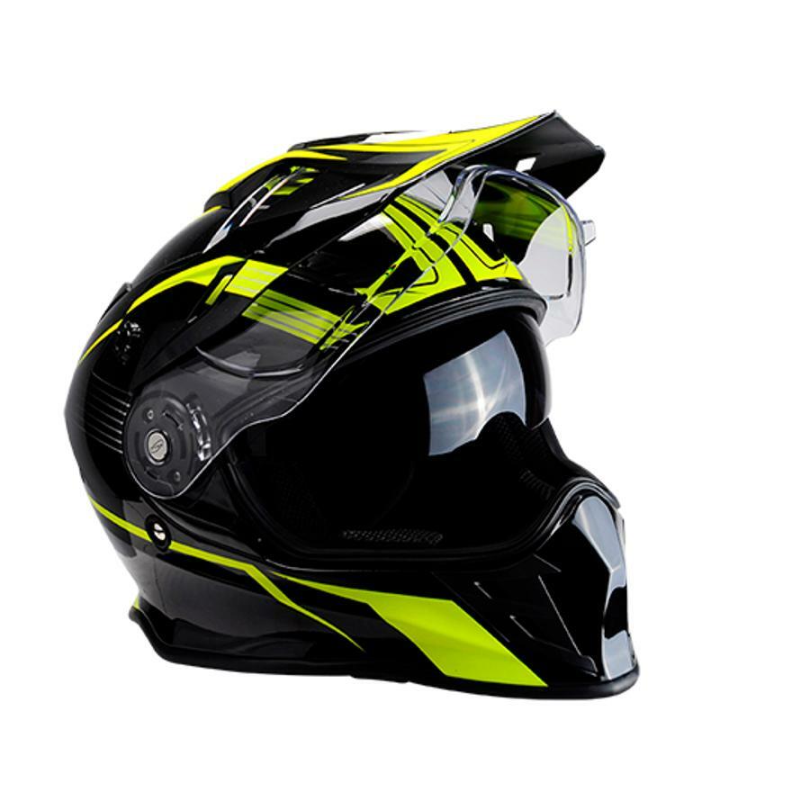 Casque Cross Double Écran pour Moto de Randonnée Enduro