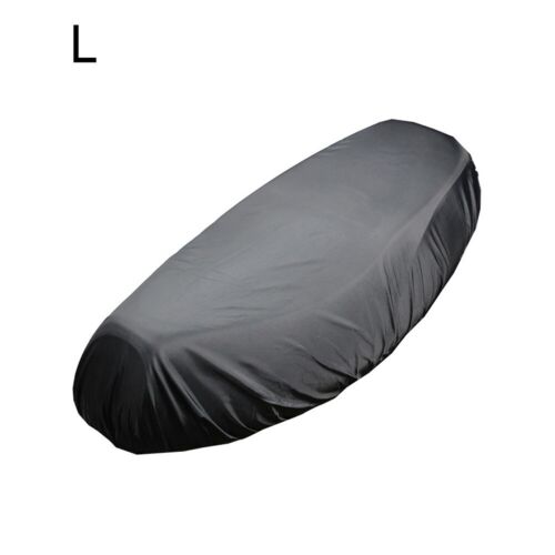 Motorcycle Rain Seat Cover Universal Flexible Waterproof Saddle Cover Black - Picture 12 of 50